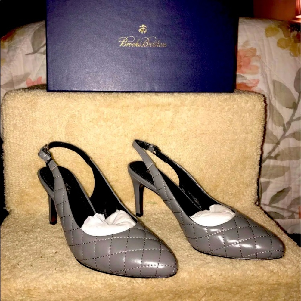 Women’s Brooks Brothers All Leather Heels